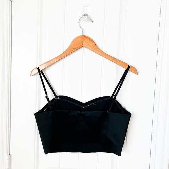 P.A.R.O.S.H. Cropped Silk Tank Top Size Medium - Picture 2 of 2